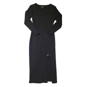Vintage Carole Little Wool Blend Maxi Dress Woman's Size S Simple Elegance